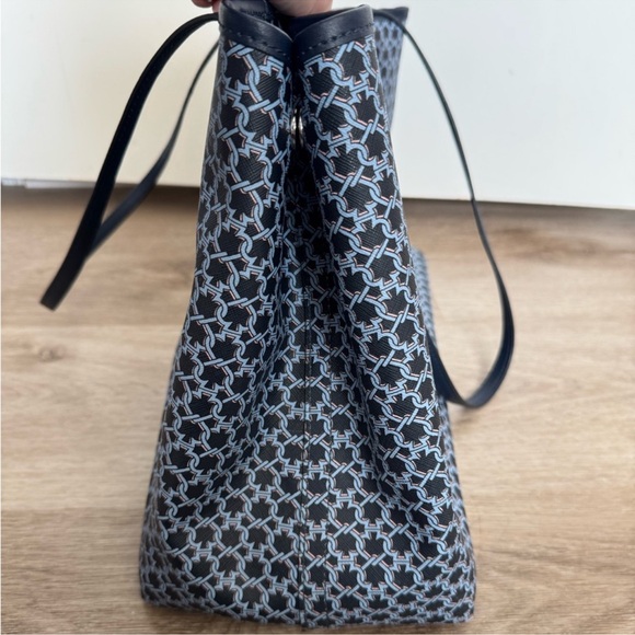 Kate Spade Spade Link Geometric Tote Bag Blue Multi | Large - Picture 7 of 13